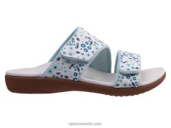 Spenco Footwear kholo nuevo õrn lilleline valge naised NJ0RR159