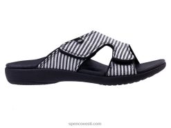 Spenco Footwear kholo triibu klassika must naised NJ0RR162