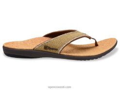 Spenco Footwear meeste yumi lõuendi sandaalid õled-java-korkNJ0RR843