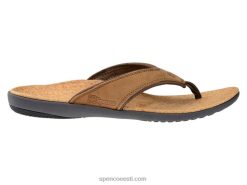 Spenco Footwear meeste yumi nahast keskmine pruunNJ0RR831