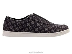 Spenco Footwear Santa Maria batik pehme must naised NJ0RR318