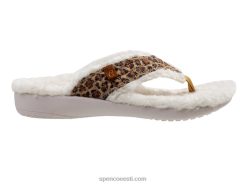 Spenco Footwear yumi coco tan leopard naised NJ0RR657