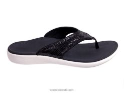 Spenco Footwear yumi geko must naised NJ0RR11