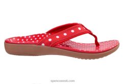 Spenco Footwear yumi nuevo dot punane naised NJ0RR23