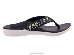 Spenco Footwear yumi nuevo lilleline must naised NJ0RR26