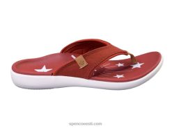 Spenco Footwear yumi usu punane ooker naised NJ0RR104